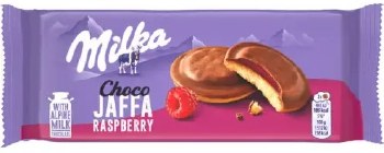 Milka Chocolate Covered Raspberry Filled Jaffa Cakes 147g