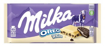 Milka Oreo White Alpine Milk Chocolate Bar 100g