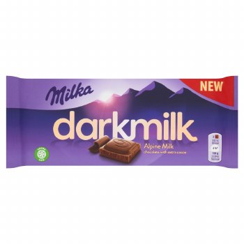 Milka Dark Milk Alpine Chocolate 85g