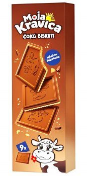 Moja Kravica Milk Chocolate Biscuits Coko Biskvit 145g