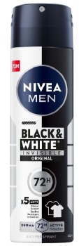 Nivea Black and White Invisible Original Anti-Perspirant Spray 150ml