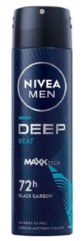 Nivea Men Deep Beat Maxx Tech Black Carbon Spray Deodorant 150ml