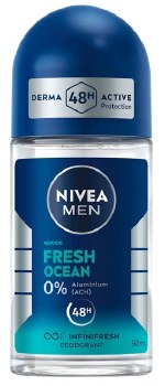 Nivea Men Roll On Fresh Ocean Deodorant 50ml