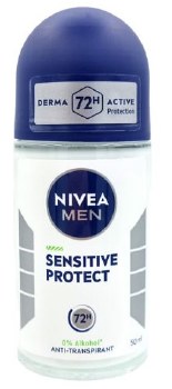 Nivea Men Roll On Sensitive Protect Deodorant 50ml