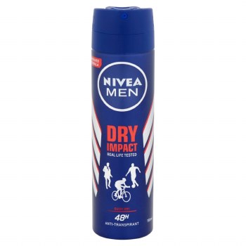 Nivea Mens Dry Impact Deodorant Spray 150ml