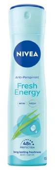Nivea Womens Fresh Energy Anti-Perspirant Spray 150ml
