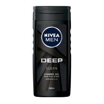 Nivea Men Deep Clean Shower Gel with Microfine Clay 250ml