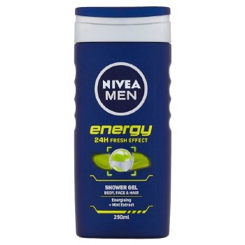 Nivea Mens Energy 24 Hour Fresh Shower Gel 250ml