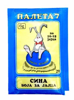 Paleta 7 Blue Egg Dye 6g