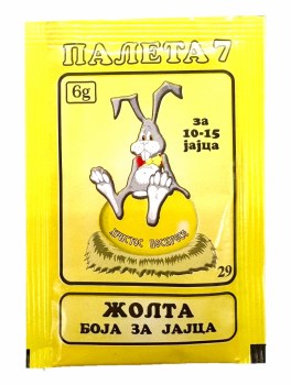 Paleta 7 Yellow Egg Dye 6g