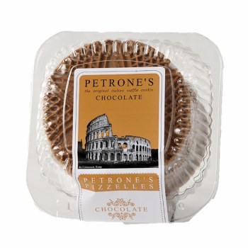 Petrones Italian Chocolate Pizzelle Waffle Cookies 6oz