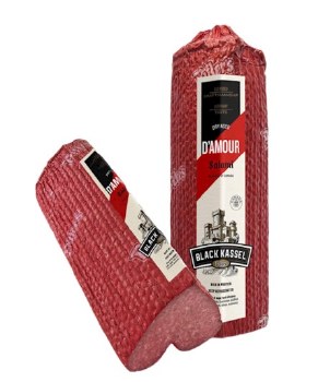 Pillers Black Kassel D Amour Heart Shaped Salami Approx. 2.5 lb PLU 62 F