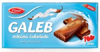 Pionir Galeb Milk Chocolate 200g