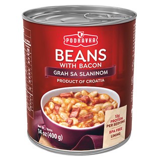 Podravka Beans with Bacon Grah Sa Slaninom 400g