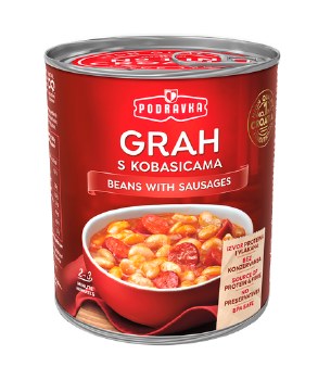Podravka Beans with Sausages Grah Sa Kobasicama 400g