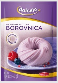 Podravka Dolcela Premium Blueberry Pudding 40g