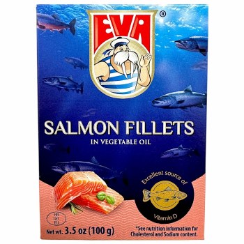 Podravka Eva Salmon Fillets in Vegetable Oil 100g