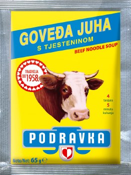 Podravka Beef Noodle Soup 65g