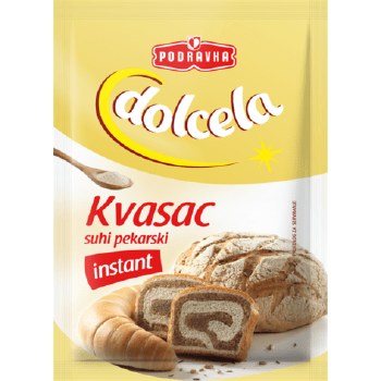 Podravka Dolcela Kvasac Dry Instant Yeast 4 plus 1 Free 35g