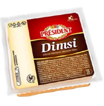 President Dimsi Smoked Cheese Block 400g R