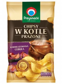 Przysnacki Caramelized Onion Flavored Potato Chips 125g