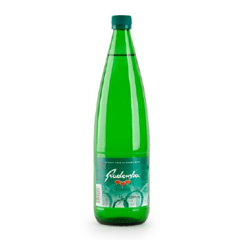 Radenska Sparkling Mineral Water Glass Bottle 1L