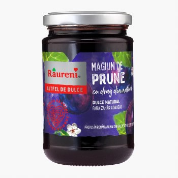 Raureni Plum Butter Magiun de Prune with No Added Sugar 350g