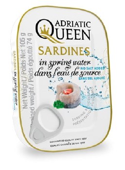 Adriatic Queen Sardines in Spring Water 105g