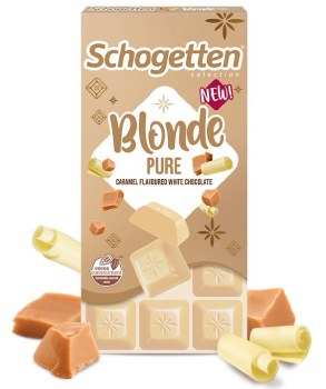 Schogetten Blonde Pure White Chocolate with Caramel 100g