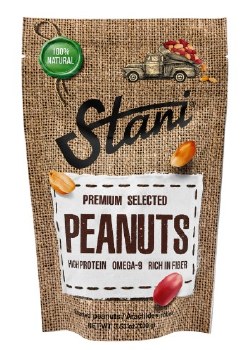 Stani Unsalted Roasted Peanuts 100g