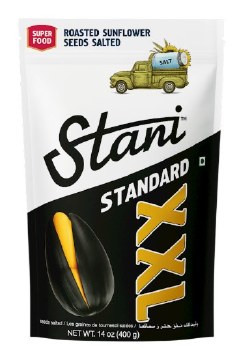 Stani XXL Salted and Roasted Sunflower Seeds 400g