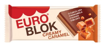 Swisslion Takovo Euroblok Creamy Caramel Chocolate Bar 100g