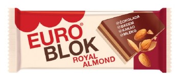Swisslion Takovo Euroblok Royal Almond Chocolate Bar 100g