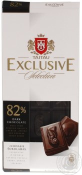 Tai Tau Exclusive 82 Percent Dark Chocolate 100g