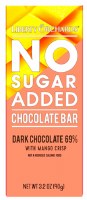 Liberty Orchards No Sugar Added 69% Dark Chocolate Bar with Mango Crisps 90g