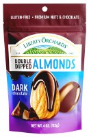 Liberty Orchards Double Dipped Dark Chocolate Almonds 113g