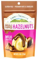 Liberty Orchards Double Dipped Milk Chocolate Hazelnuts 113g