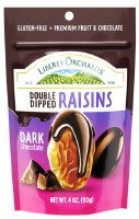 Liberty Orchards Double Dipped Dark Chocolate Raisins 113g