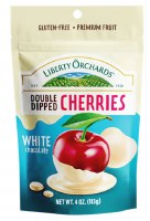 Liberty Orchards Double Dipped White Chocolate Dried Cherries 113g