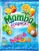 Mamba Tropics Tropical Fruit Chews 100g