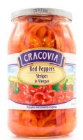 Cracovia Red Pepper Stripes in Vinegar 850g