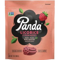 Panda Soft and Chewy Natural Strawberry Licorice Candy 200g