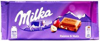 Milka Raisins and Hazelnuts Chocolate 100g