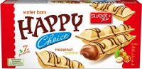 Sweet Plus Happy Choice Hazelnut Creme Wafer Bars 45g x 7 Pieces