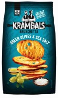 The Bakers Krambals Bruschetta Green Olives and Sea Salt 70g