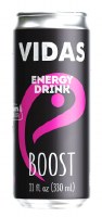 Vidas Boost Apple and Guarana Sparkling Energy Drink Can 330ml