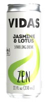 Vidas Jasmine and Lotus Natural Zen Sparkling Beverage Can 330ml