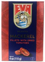 Eva Mackerel Fillets with Dried Tomatoes 115g