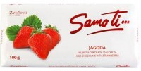 Zvecevo Samo Ti Strawberry Chocolate Bar 100g