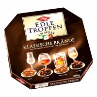 Trumpf Edle Trophen In Nuss Brandy Chocolate Clusters with Hazelnuts 250g